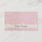 50's vintage visitekaartje (Achterkant)