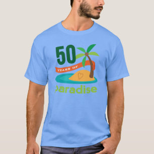 50ste bruiloft Jubileum Funny Gift voor haar T-shirt