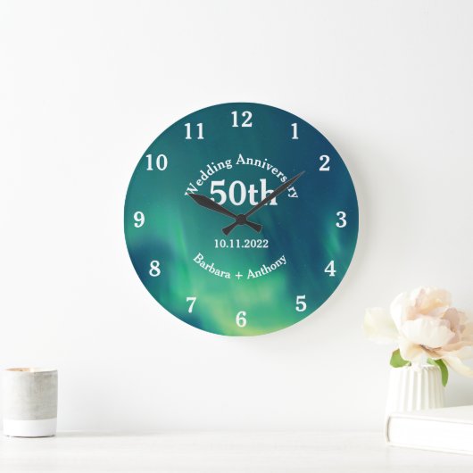 50ste gouden huwelijksjubileum Aurora Borealis Grote Klok (Huis)