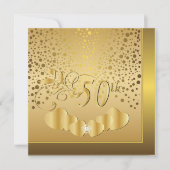50ste gouden huwelijksjubileum kaart (Voorkant)