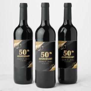 50ste Gouden Jubileum Wijn Etiket