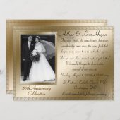 50ste Gouden Jubileumviering Kaart (Voorkant / Achterkant)