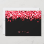 50ste huwelijksverjaardag Rode Lichten Kaart (Achterkant)