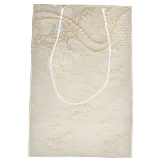 , 50ste Jubilea parels Medium Cadeauzakje (Achterkant)