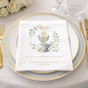 50ste Jubileum Aquarel Kelk Servetten