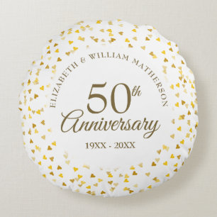 50ste jubileum Gouden Harten Rond Kussen