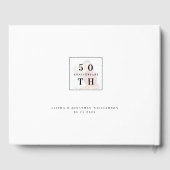 50ste Jubileum Multiple Grid Fotocollage Gastenboek (Achterkant)