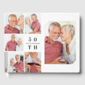 50ste Jubileum Multiple Grid Fotocollage Gastenboek (Voorkant)