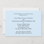 50ste Jubileum priester, Orn Kaart (Achterkant)