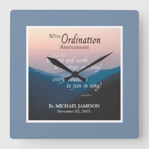 50ste Jubileum van de Gelukwensen van de Ordening Vierkante Klok