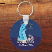 50ste Jubileum van het religieuze leven Nun roze v Sleutelhanger (Voorkant)