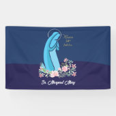 50ste Jubileum van het religieuze leven Nun roze v Spandoek (Horizontaal)