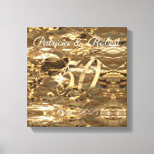 50ste Jubileum voor bruiloft Canvas Afdruk (Voorkant)