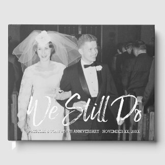 50ste Jubileum voor bruiloft met foto's - We doen  Gastenboek