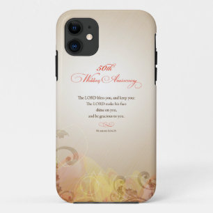 50ste trouwdag, Heer Zegen en Behoud iPhone 11 Hoesje