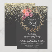 50ste trouwdag kaart (Voorkant / Achterkant)