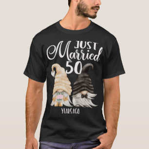 50ste trouwdag - net getrouwd 50 jaar t-shirt