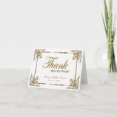 50ste trouwjubileum - Dank u wel Bedankkaart (Voorkant)