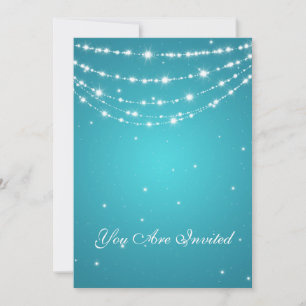 50ste trouwjubileum glinsterende keten blauw kaart