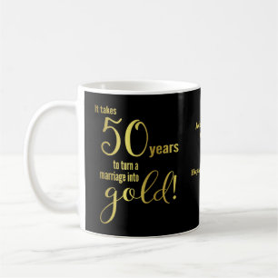 50ste trouwjubileum koffiemok