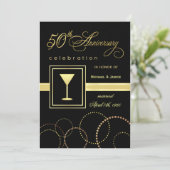 50ste trouwjubileum viering - Modern Kaart (Staand voorkant)