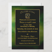 50STE UITNODIGING (VERJAARDAG OF JUBILEUM) (Achterkant)