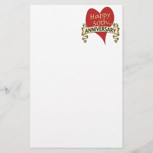 50ste. Verjaardag Briefpapier