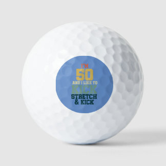 50ste verjaardag cadeau voor mannen en vrouwen...  golfballen