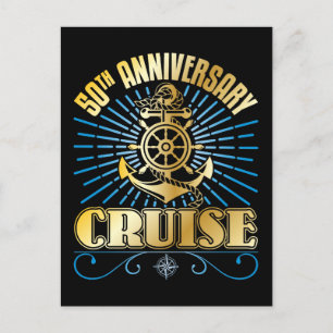 50ste verjaardag cruise briefkaart