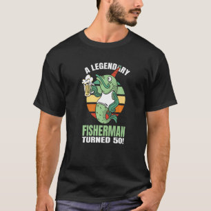 50ste verjaardag Een legendarische hengelaar wordt T-shirt