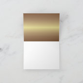 50ste verjaardag Gouden Dankkaart Bedankkaart (Binnen)