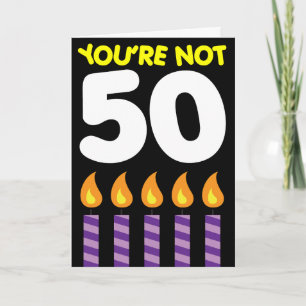 50ste verjaardag Grappig tarief Kaart