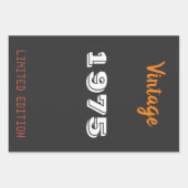 50ste verjaardag inpakpapier - Vintage 1975 (Voorkant)