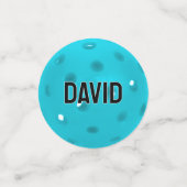 50ste verjaardag Pickleballs Confetti (Kleine voorkant)