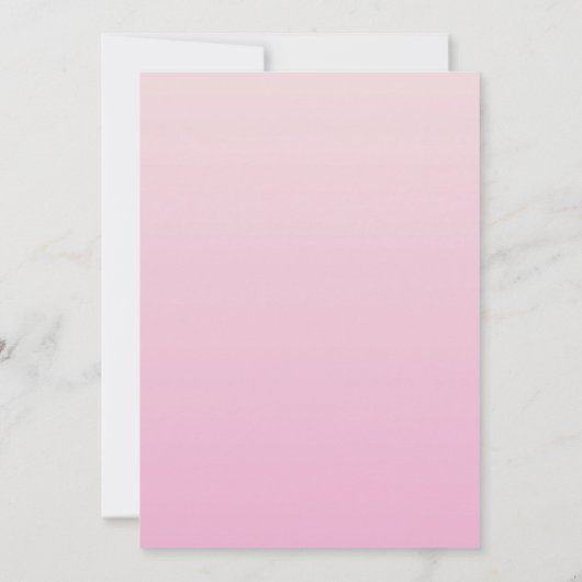 50ste verjaardag Roze Diamanten Kaart (Achterkant)