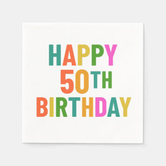 50ste verjaardag servet