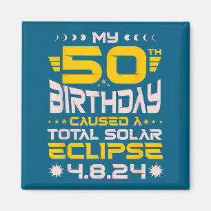 50ste verjaardag Totale zonsverduistering - 8 apri Magneet