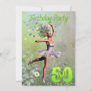 50ste verjaardag uitnodiging