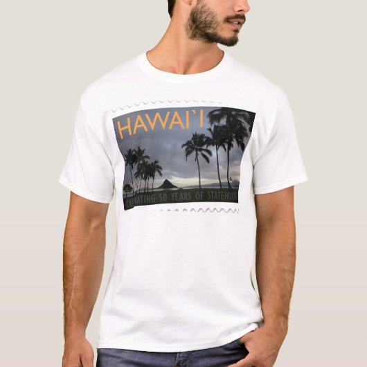 50ste verjaardag van Hawaï T-shirt (Voorkant)