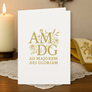 50ste verjaardag van Priesterwijding – AMDG Kaart
