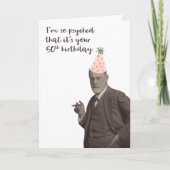 50ste verjaardag van Sigmund Freud Funny Kaart (Voorkant)