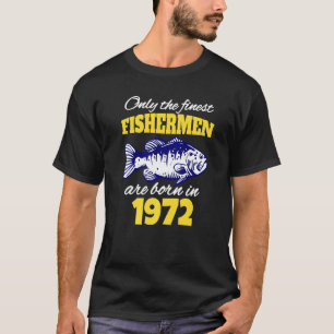 50ste verjaardag Vissers zijn geboren in 1972 Vi T-shirt