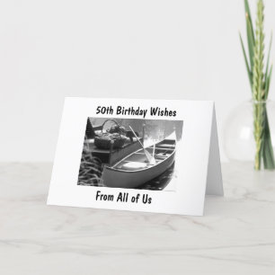 "50ste" VERJAARDAG WENSEN VAN ONS ALLEMAAL Kaart