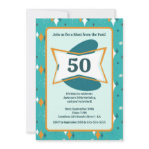 50ste Verjaardagsfeest Retro Midden Eeuw Elke Leef
