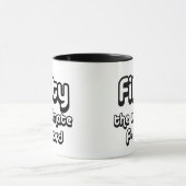 50ste verjaardagsgeschenken - Vijftig, het ultieme Mok (Midden)