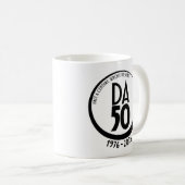 50th Anniversary 1976-2026 Mug in Black (Devant droit)