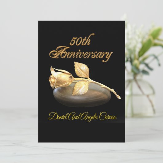 50th Anniversary vow renewal Invitation (Debout devant)