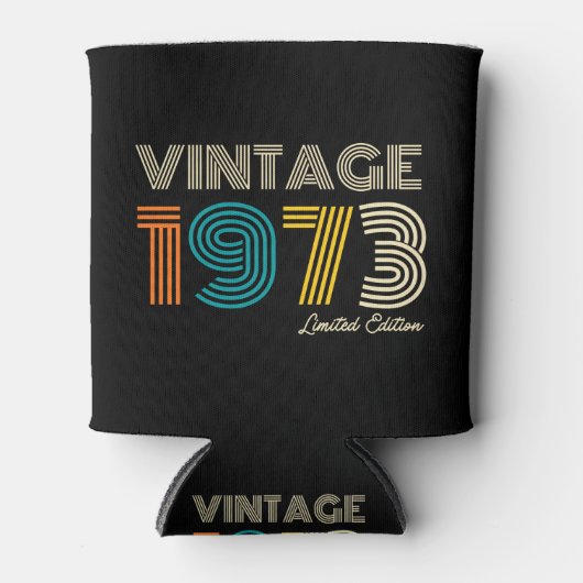 50th Birthday  1973 Limited Edition Blikjeskoeler (Voorkant)