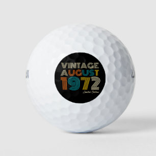 50th Birthday August 1972 Limited Edition Golfballen