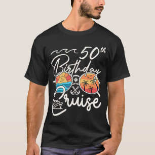50th Birthday Cruise Squad 2023 Matching Party Fa T-shirt